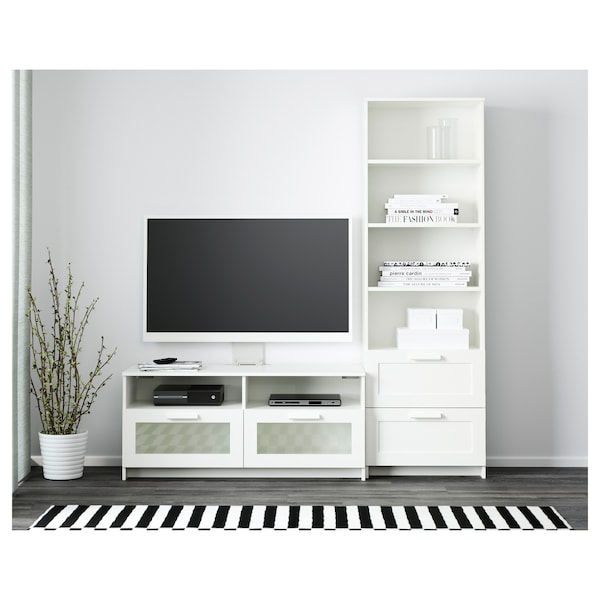 IKEA BRIMNES TV storage combination, 70 7/8x16 1/8x74 3/4 in White, Ikea Ireland | 1560LSTAU