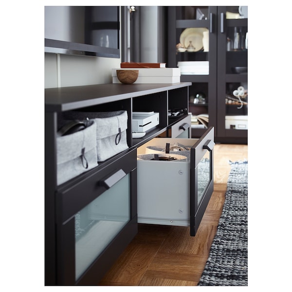 IKEA BRIMNES TV unit, 70 7/8x16 1/8x20 7/8 in Black, Ikea Ireland | 4826MBOEW