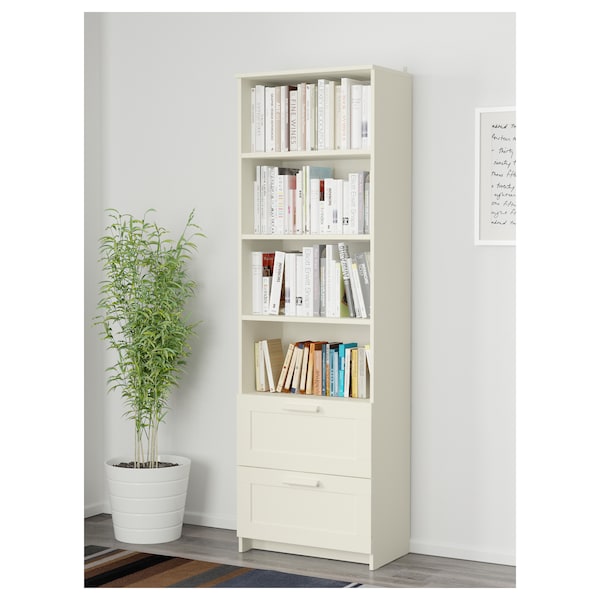IKEA BRIMNES bookcase, 23 5/8x74 3/4 in White, Ikea Ireland | 0895SQJMV