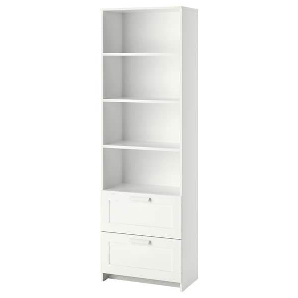 IKEA BRIMNES bookcase, 23 5/8x74 3/4 in White, Ikea Ireland | 0895SQJMV