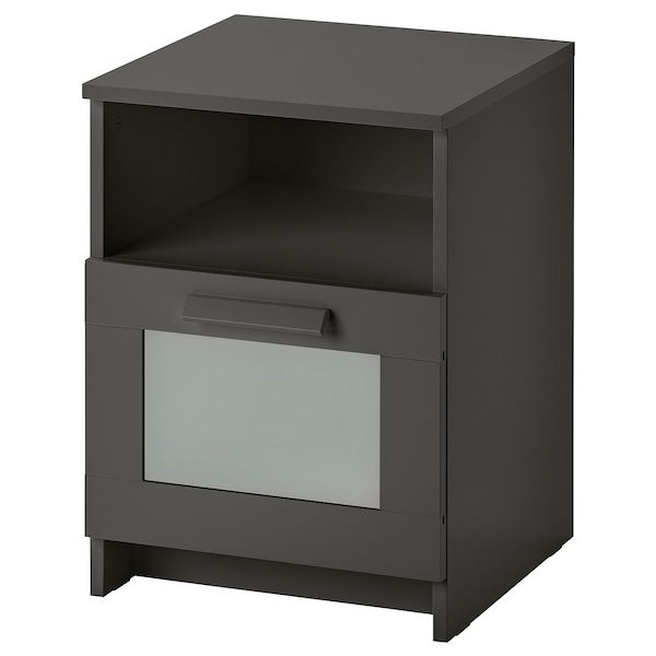 IKEA BRIMNES nightstand, 15 3/8x16 1/8 in Gray, Ikea Ireland | 5476BHQRX