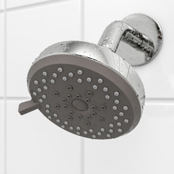 IKEA BROGRUND 5-spray shower head, chrome plated, Ikea Ireland | 6543YNTRW