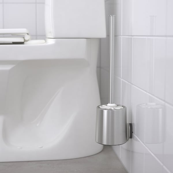 IKEA BROGRUND Toilet brush, stainless steel, Ikea Ireland | 9201CNLOF