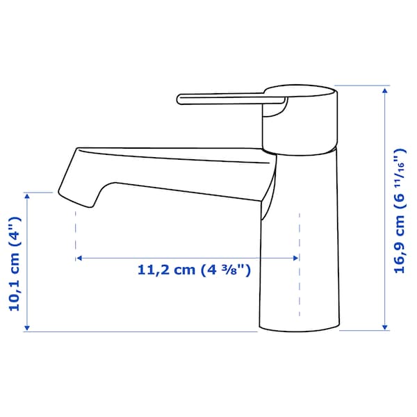 IKEA BROGRUND bath faucet, chrome plated, Ikea Ireland | 6874KHPCO