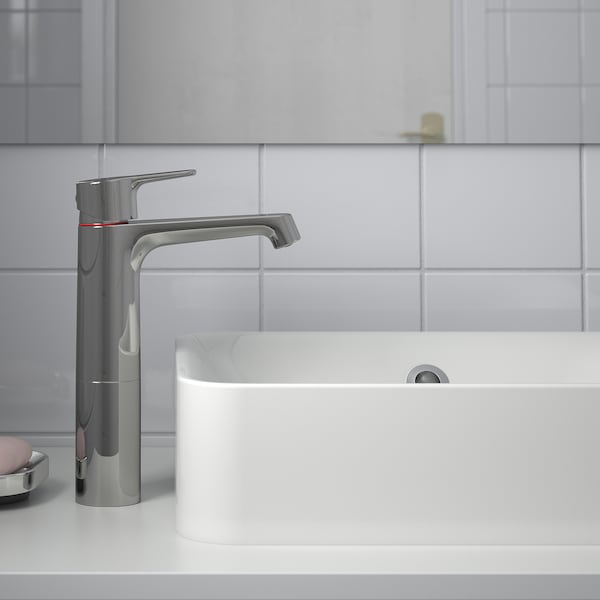 IKEA BROGRUND bath faucet, tall, chrome plated, Ikea Ireland | 8527CZJWX