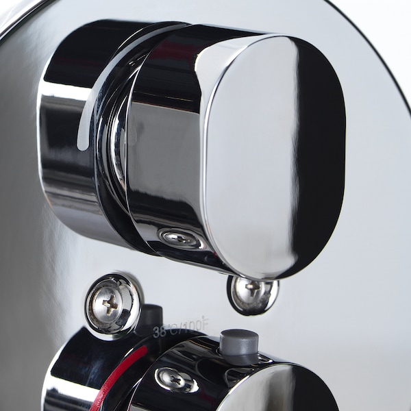 IKEA BROGRUND bath/shower set thermostatic faucet, chrome plated, Ikea Ireland | 6029JHVKB