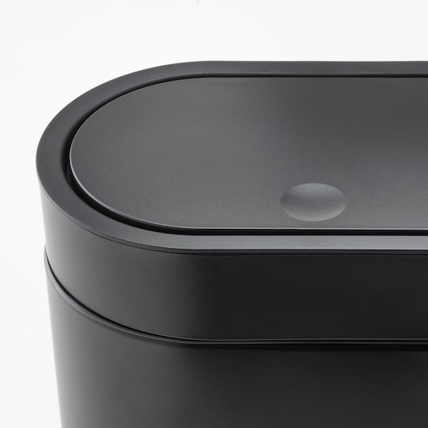IKEA BROGRUND touch top trash can, 1 gallon Black, Ikea Ireland | 8126XJGNH