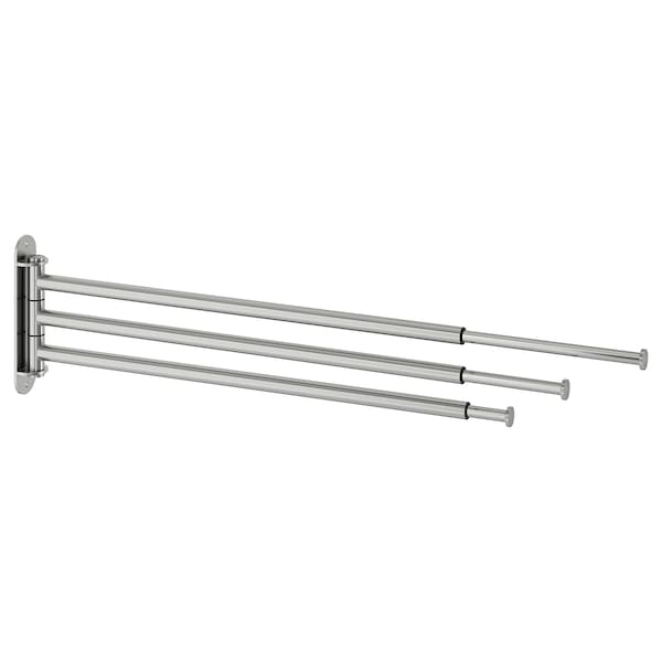 IKEA BROGRUND towel holder, 3 bars, stainless steel, Ikea Ireland | 8297EABOM