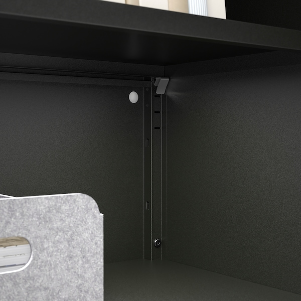 IKEA BROR Cabinet with 2 doors, black, Ikea Ireland | 9710PXYVO