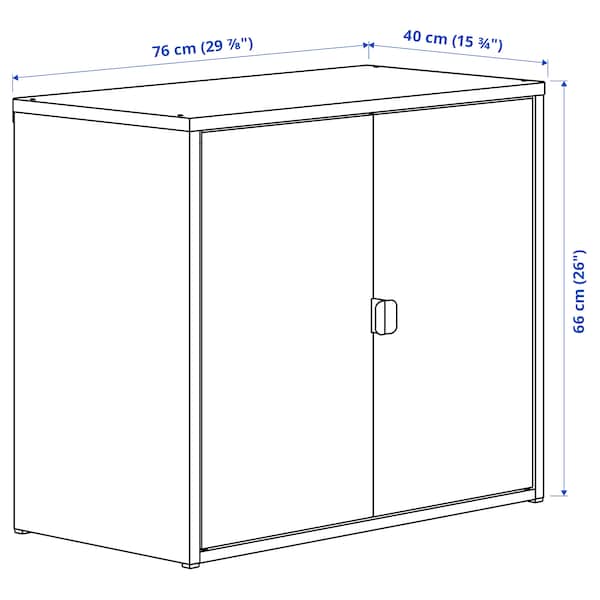 IKEA BROR Cabinet with 2 doors, black, Ikea Ireland | 9710PXYVO