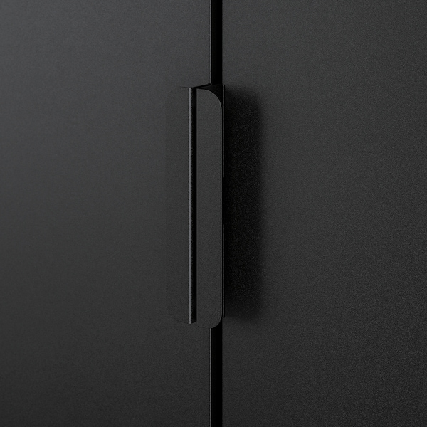 IKEA BROR cabinet with doors, black, 33 1/2x15 3/4x75 1/4 in, Ikea Ireland | 4859YROED