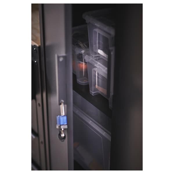 IKEA BROR cabinet with doors, black, 33 1/2x15 3/4x75 1/4 in, Ikea Ireland | 4859YROED