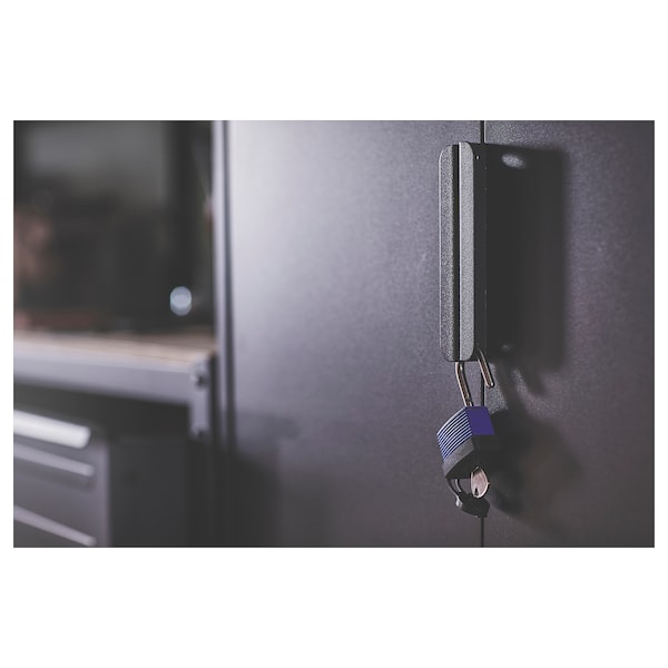 IKEA BROR cabinet with doors, black, 33 1/2x15 3/4x75 1/4 in, Ikea Ireland | 4859YROED