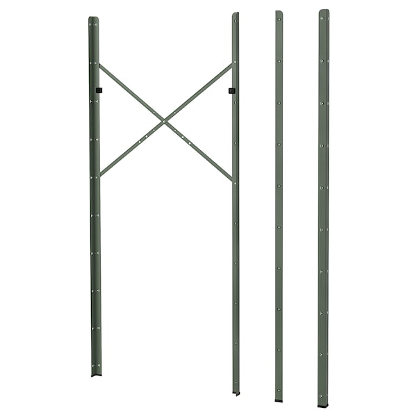 IKEA BROR post, gray-green, 74 3/4 in, 4 pack, Ikea Ireland | 4687PZJSB