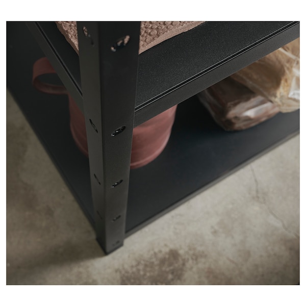 IKEA BROR shelving unit, black, 33 1/2x15 3/4x74 3/4 in, Ikea Ireland | 9473OPZDH