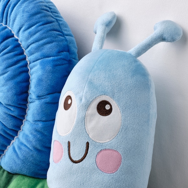 IKEA BRUMMIG cushion, snail shaped/multicolor, 35x14 in, Ikea Ireland | 4517AGHOX