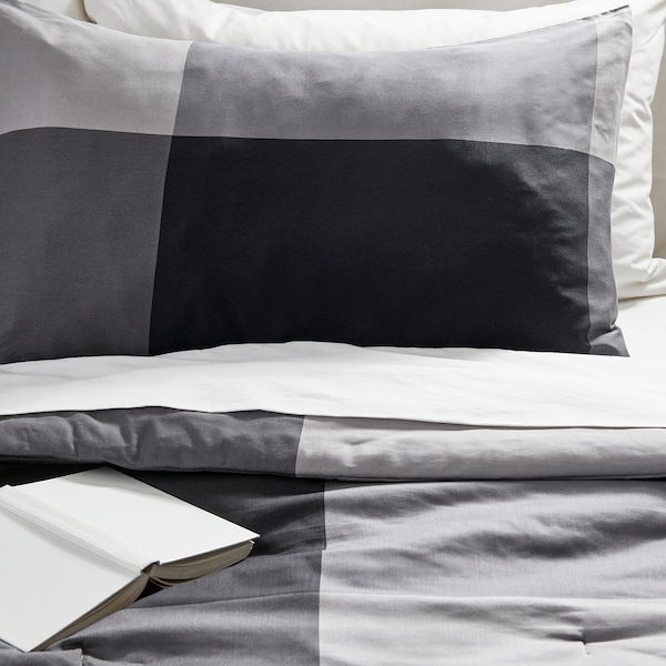 IKEA BRUNKRISSLA comforter set, King Black, Ikea Ireland | 8025PUXWZ