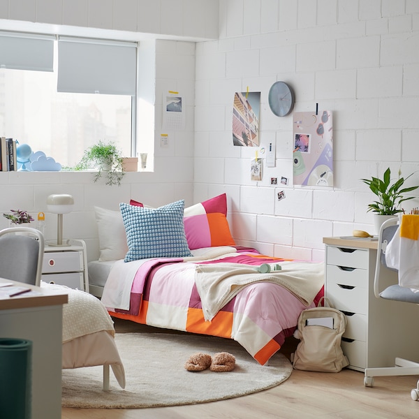 IKEA BRUNKRISSLA comforter set, Twin/Twin X-long Pink, Ikea Ireland | 9835REIYM
