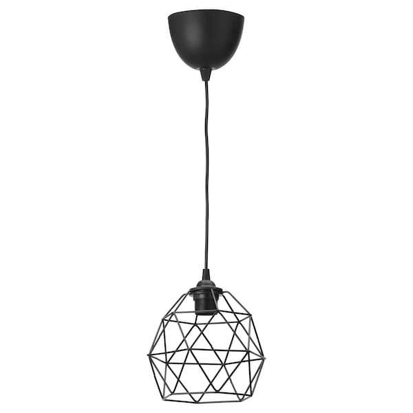 IKEA BRUNSTA / HEMMA pendant lamp, black, 8 in, Ikea Ireland | 8531NZEYJ