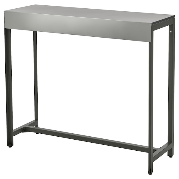 IKEA BÅTSKÄR bar table, outdoor/dark gray, 47 1/4x15 3/4 in, Ikea Ireland | 5248AORZD