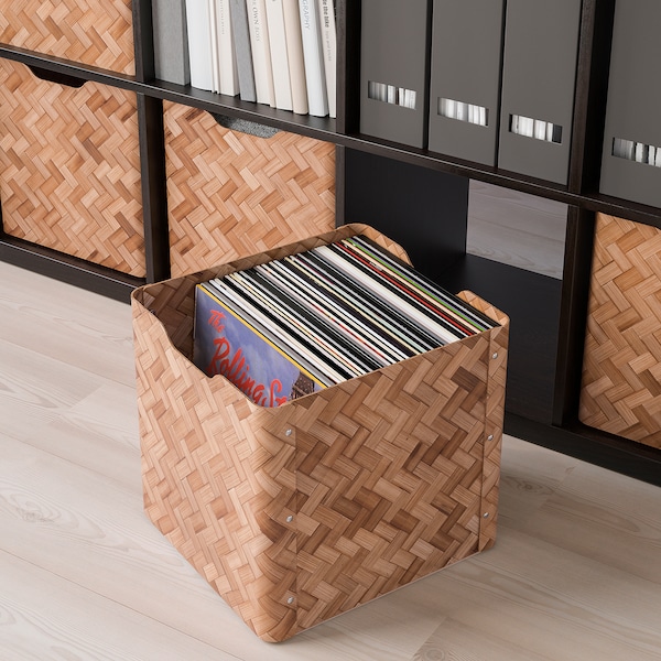 IKEA BULLIG box, bamboo/brown, 12 ½x13 ¾x13 in, Ikea Ireland | 8290SIJHW