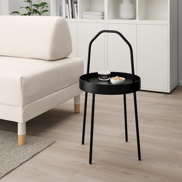 IKEA BURVIK Side table, 15 in Black, Ikea Ireland | 0638YIZPX