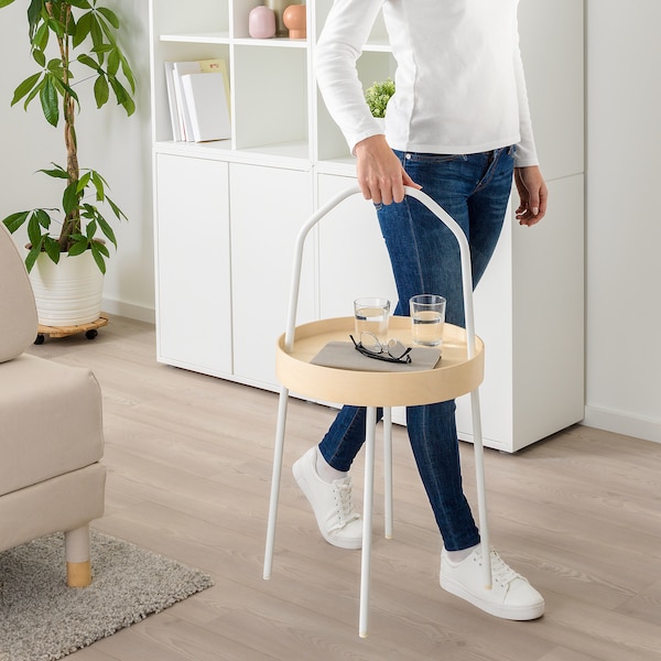 IKEA BURVIK Side table, 15 in White, Ikea Ireland | 6738HGURJ