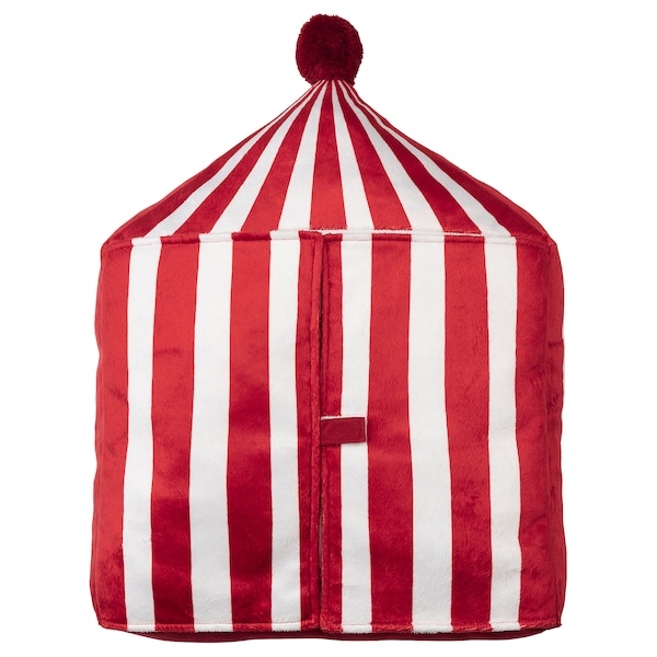 IKEA BUSENKEL cushion, circus tent shape red/white, 19x15 in, Ikea Ireland | 1923YTVAN