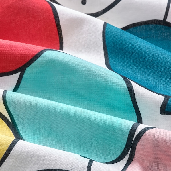 IKEA BUSENKEL duvet cover and pillowcase(s), Twin Balloons / Multicolor, Ikea Ireland | 3126TUCDF