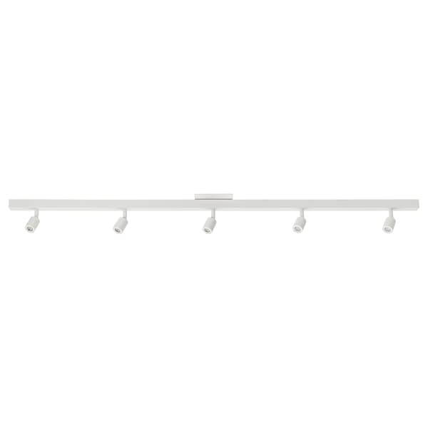 IKEA BÄVE LED ceiling track, 5 spots, white, Ikea Ireland | 0321VURXM