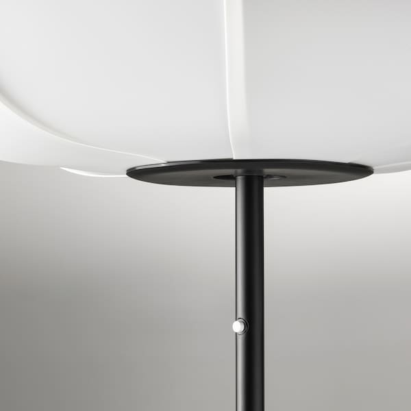IKEA BYGGKORN floor lamp with LED bulb, black/white, Ikea Ireland | 2561SOEDP