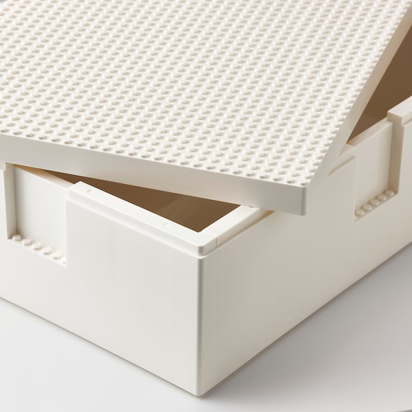 IKEA BYGGLEK LEGO® box with lid, 13 3/4x10x4 1/2 in, Ikea Ireland | 3789MGWPI