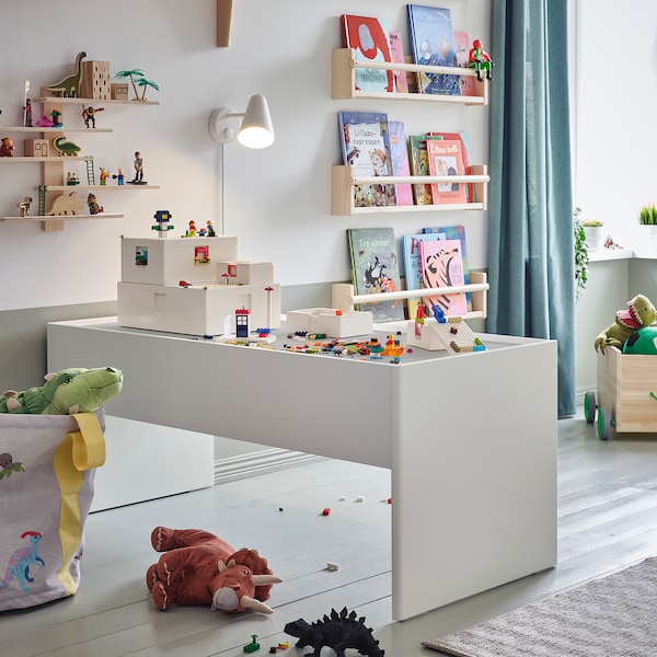 IKEA BYGGLEK LEGO® box with lid, white, 10x6 7/8x4 1/2 in, Ikea Ireland | 8436AUEZR