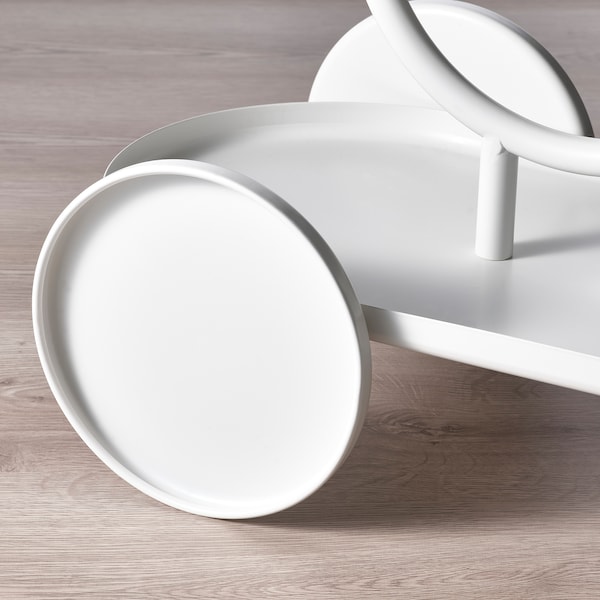 IKEA CHILISTRÅN plant stand with wheels, white, 29 ½ in, Ikea Ireland | 2015LISHK