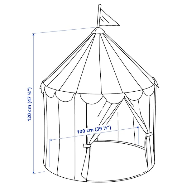 IKEA CIRKUSTÄLT Children's tent, Ikea Ireland | 3085WEZLS