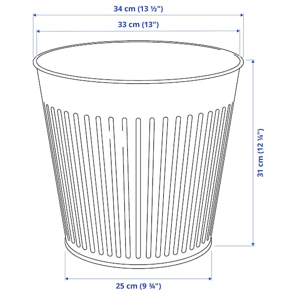 IKEA CITRONMELISS plant pot, indoor/outdoor/anthracite, 12 ½ in, Ikea Ireland | 3417DRVQZ