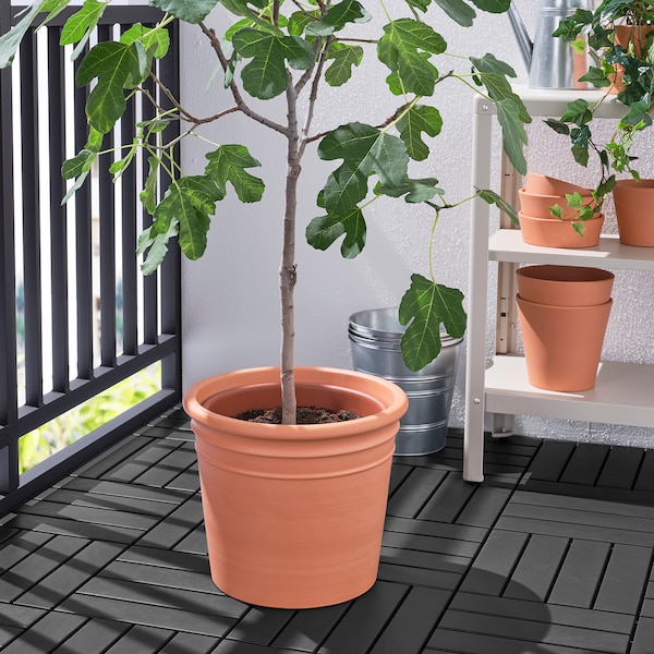 IKEA CURRYBLAD plant pot, outdoor terracotta, 13 ¾ in, Ikea Ireland | 9574HZFMK