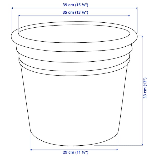 IKEA CURRYBLAD plant pot, outdoor terracotta, 13 ¾ in, Ikea Ireland | 9574HZFMK