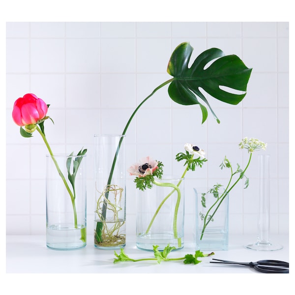 IKEA CYLINDER vase, set of 3, clear glass, Ikea Ireland | 2840DLREK