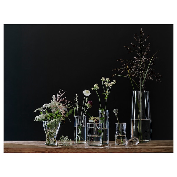 IKEA CYLINDER vase, set of 3, clear glass, Ikea Ireland | 2840DLREK