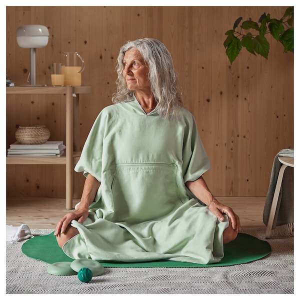 IKEA DAJLIEN bath poncho with hood, light green, 43 in, Ikea Ireland | 1483YLBOW