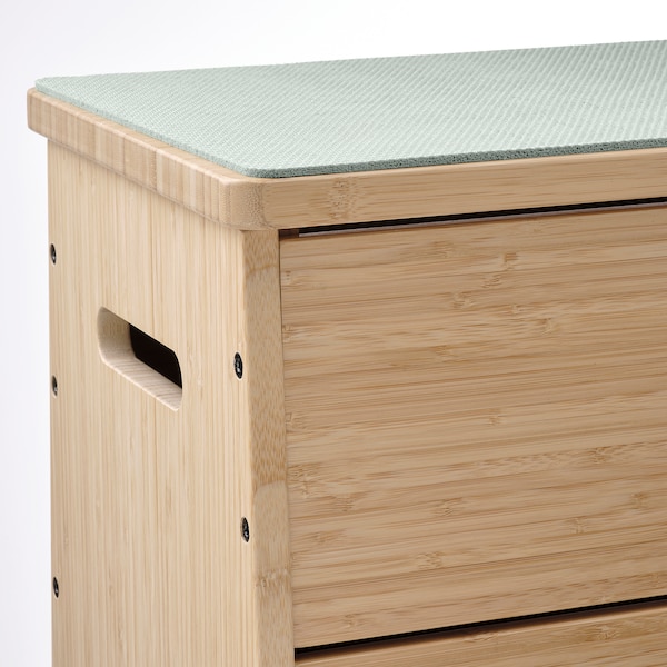 IKEA DAJLIEN bench with storage, bamboo, 39 3/8x11 3/4x14 5/8 in, Ikea Ireland | 4679UEZWK