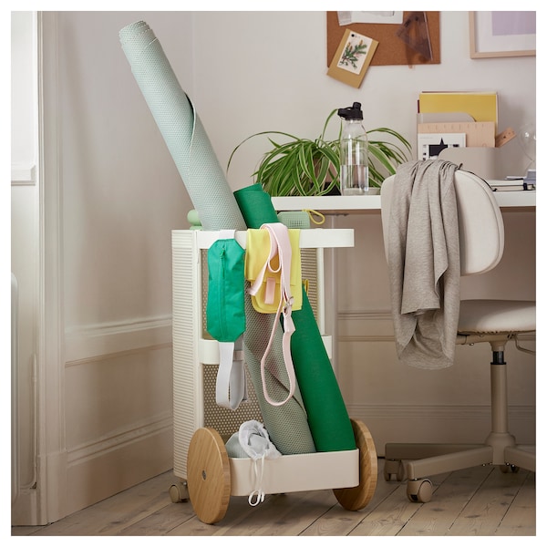 IKEA DAJLIEN utility cart, white, 16 1/2x15 3/8x25 5/8 in, Ikea Ireland | 4907EAZOH