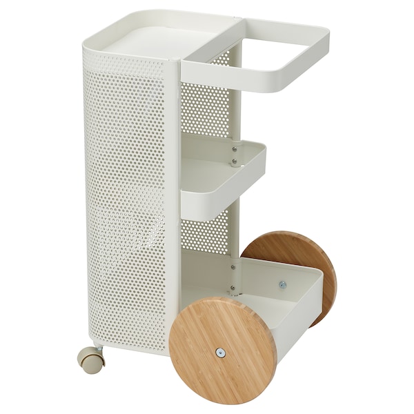 IKEA DAJLIEN utility cart, white, 16 1/2x15 3/8x25 5/8 in, Ikea Ireland | 4907EAZOH