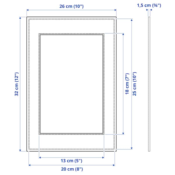 IKEA DALSKÄRR frame, wood effect/light brown, 8x10 in, Ikea Ireland | 6413QDWXL