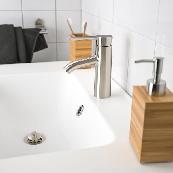 IKEA DALSKÄR Bath faucet with strainer, stainless steel color, Ikea Ireland | 8597ZRIJS