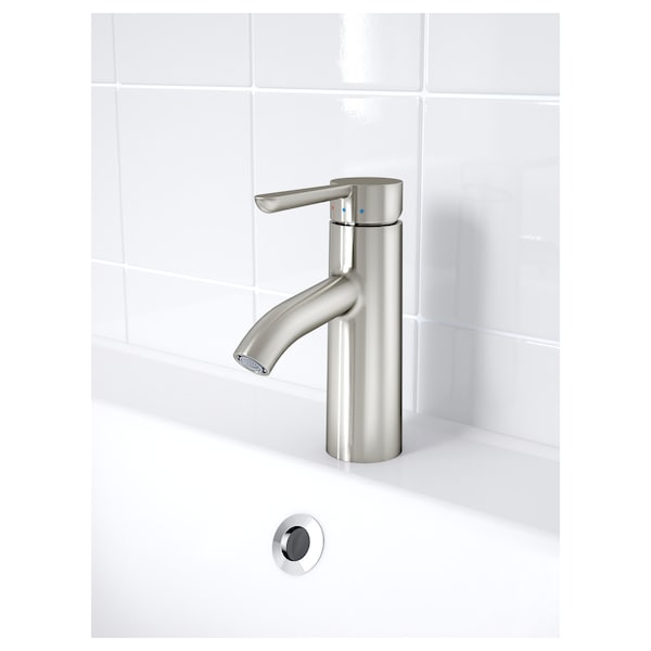 IKEA DALSKÄR Bath faucet with strainer, stainless steel color, Ikea Ireland | 8597ZRIJS