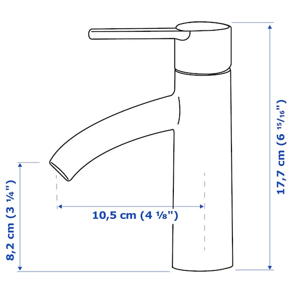 IKEA DALSKÄR bath faucet, chrome plated, Ikea Ireland | 3587ATWFL