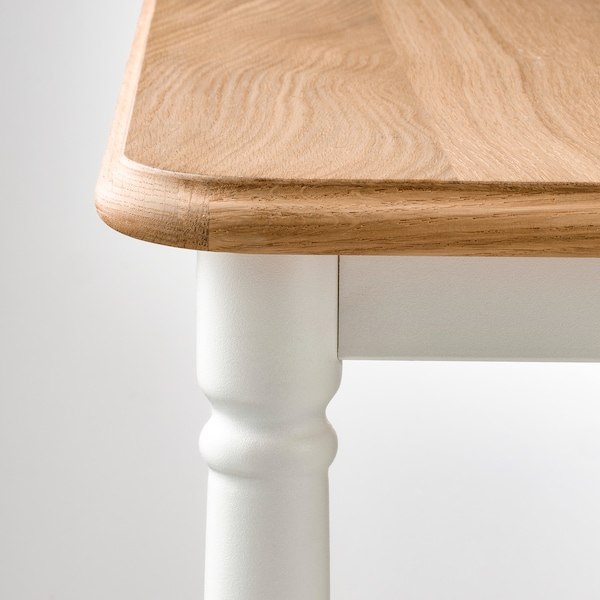IKEA DANDERYD bench, oak veneer/white, 35 3/8x13 3/4 in, Ikea Ireland | 1246VCYRI