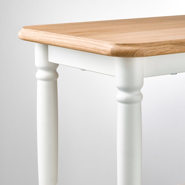 IKEA DANDERYD bench, oak veneer/white, 35 3/8x13 3/4 in, Ikea Ireland | 1246VCYRI